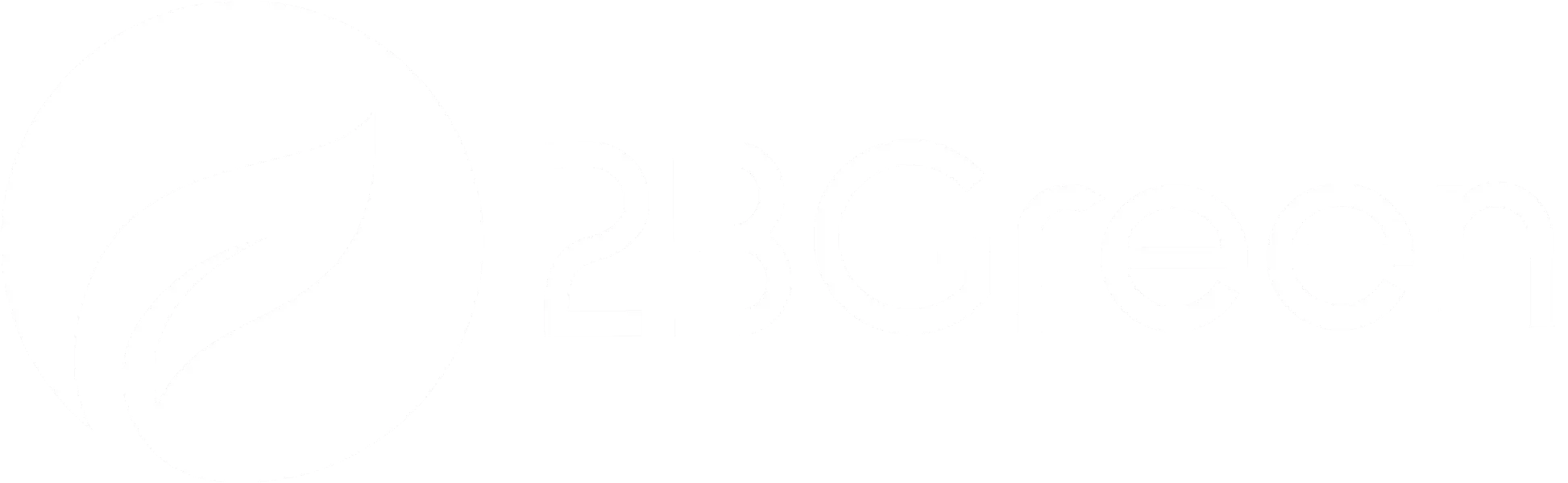 2bgreen logo white